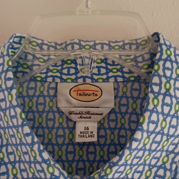 TALBOTS Button Down Shirt, size 16 - Picture 7 of 14